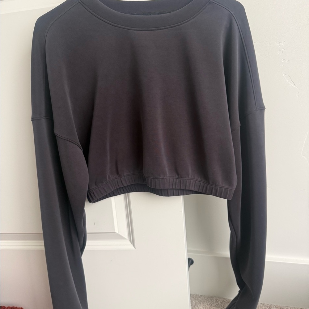 ** BuffBunny Black Long Sleeve Crop Sweater *MATCHING SET*